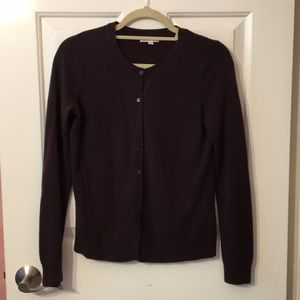 Maroon cardigan